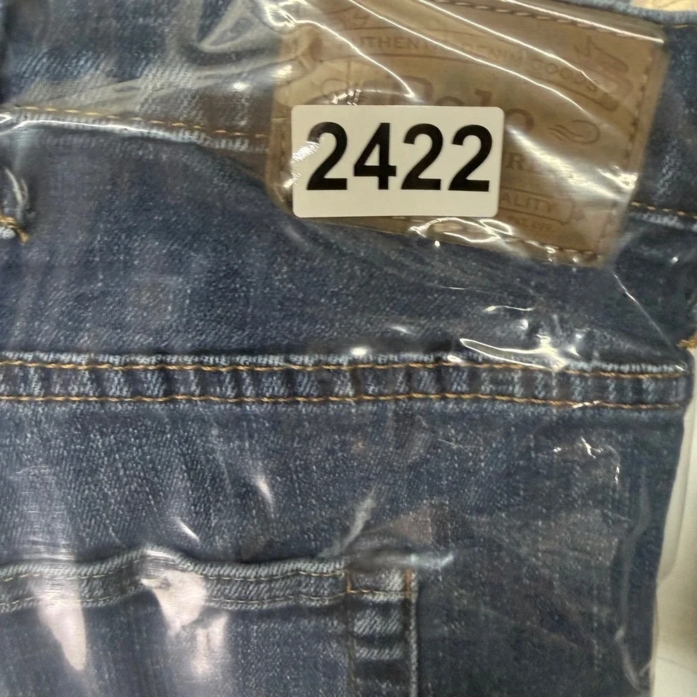 Polo‎ Ralph Lauren Jeans Mens 46x32 Blue Hampton Relaxed Straight Leg Denim